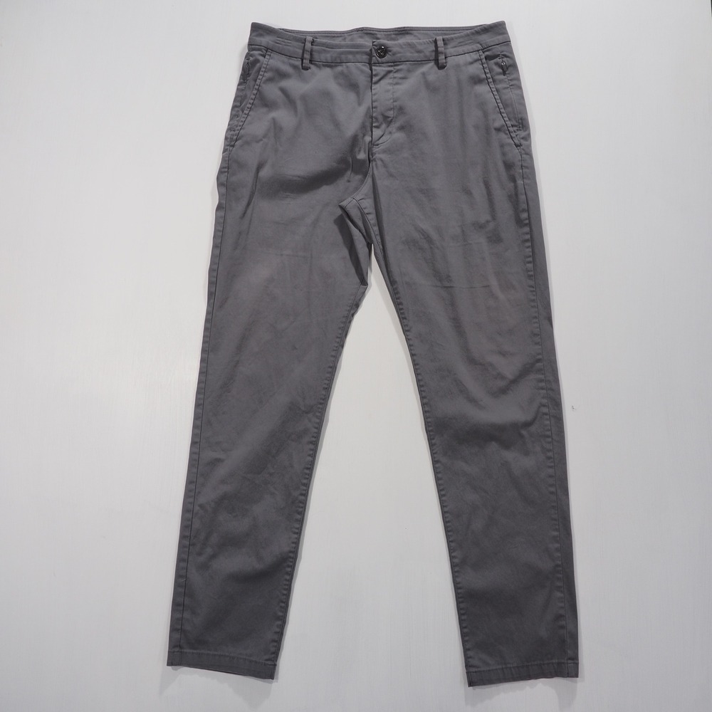 Birddogs Pants Mens 34x32 Gray Boomstick Performance Chino Stretch Casual Modern